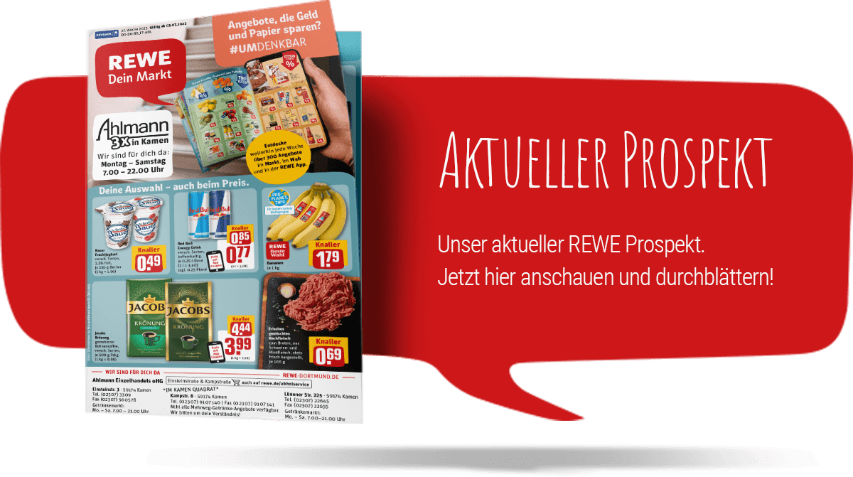 Rewe schafft Handzettel ab: Letzter Einsatz am Samstag Rewe schafft Handzettel ab: Letzter Einsatz am Samstag