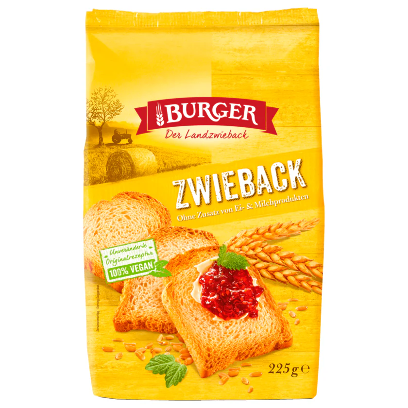 Bild von Burger Zwieback 225g